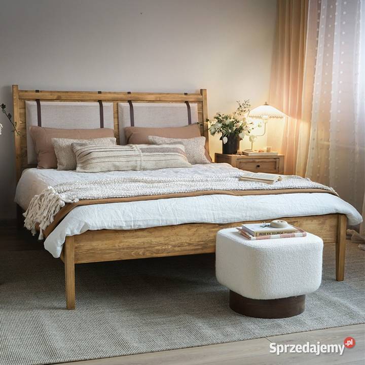 Nowoczesne łóżko drewniane design ACC09 160X200